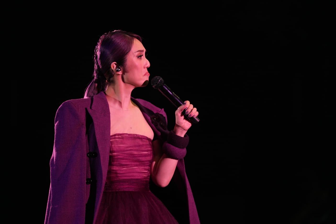 楊千嬅《MIRIAM YEUNG B minor MUSIC LIVE 2022》尾場演唱會。(陳奕釗攝)