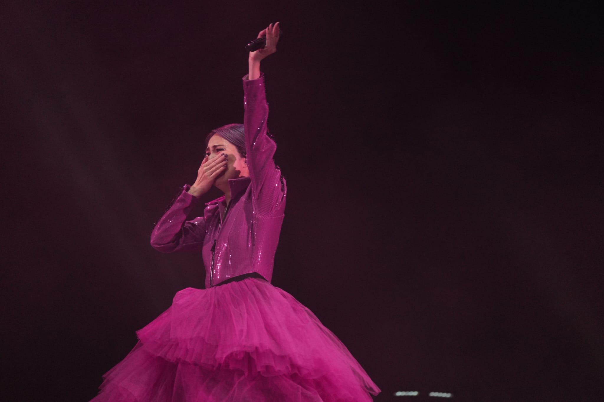 楊千嬅《MIRIAM YEUNG B minor MUSIC LIVE 2022》尾場演唱會。(陳奕釗攝)