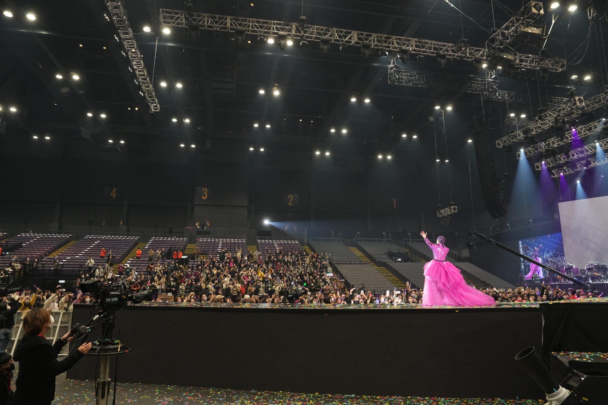 楊千嬅《MIRIAM YEUNG B minor MUSIC LIVE 2022》尾場演唱會。(陳奕釗攝)