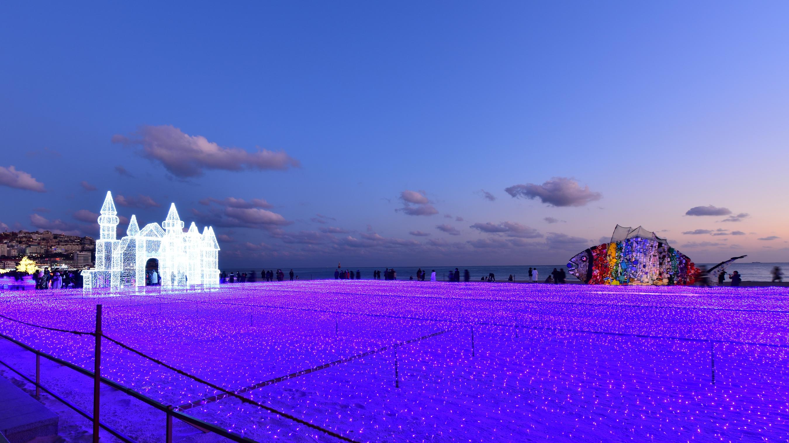 海雲台光之慶典(圖片來源:釜山觀光公社)