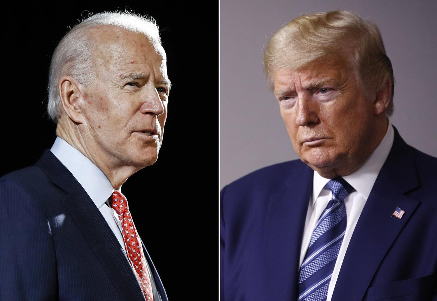 受訪民眾列出的條件,拜登與特朗普都不合格。(資料圖片)