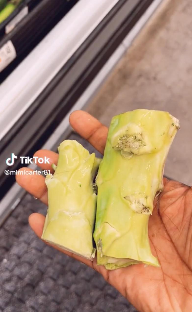 把莖部切掉。(互聯網)