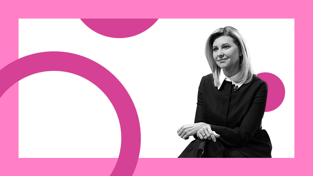 烏克蘭第一夫人歐倫娜(Olena Zelenska)。(BBC)