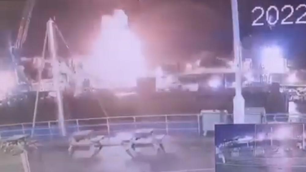 英倫海峽澤西島3層高樓宇爆炸倒塌,至少5死4失蹤料無生還者。(Twitter)