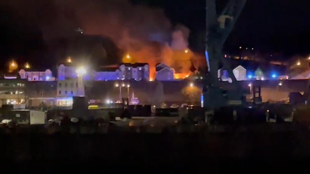 當局初步估計事件或因煤氣爆炸所致。(Twitter)