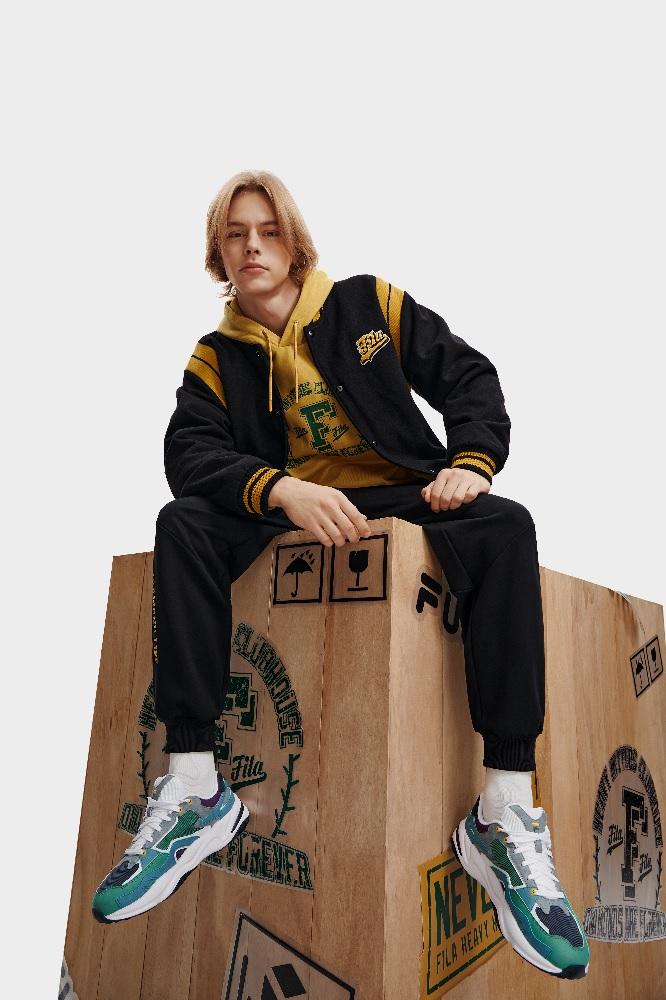 FLASH男裝運動鞋 森林綠色 $940