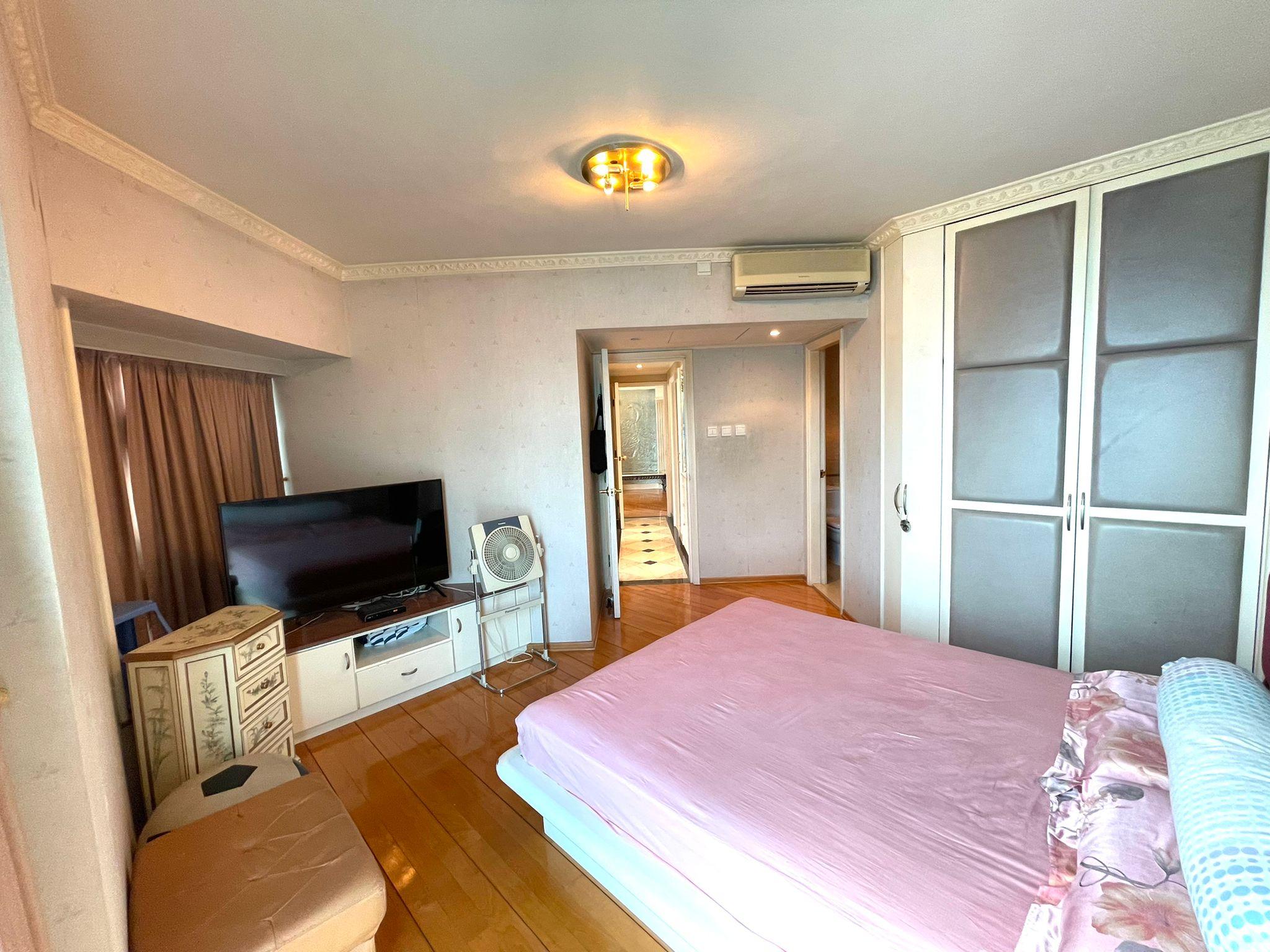 鑽石型設計主人套房,空間夠闊落,容易擺位。