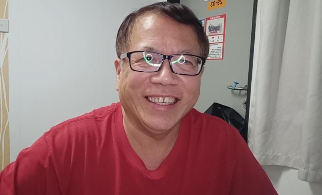 化學專家K Kwong再確診,第二度入住竹篙灣。(K Kwong fb影片截圖)