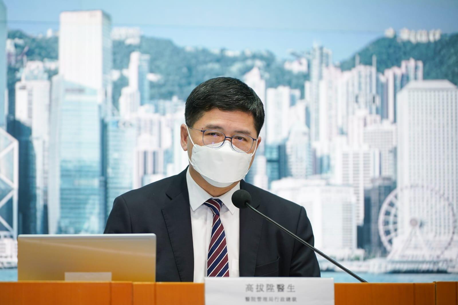 政府下午交代多項最新防疫措施。(李睿哲攝)