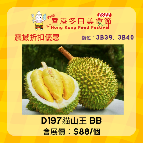D197貓山王BB 會展價:$88/個