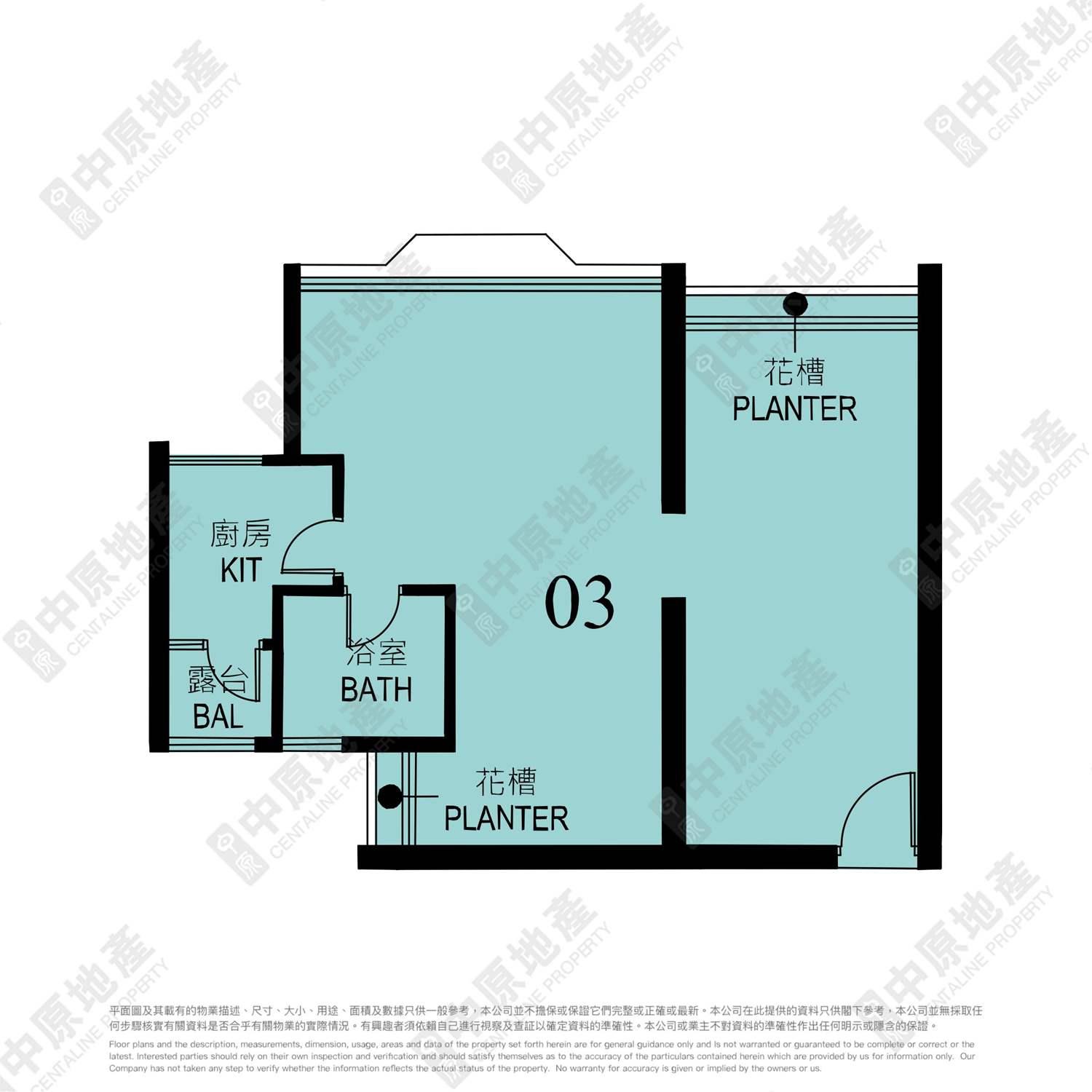 單位原裝間隔平面圖。