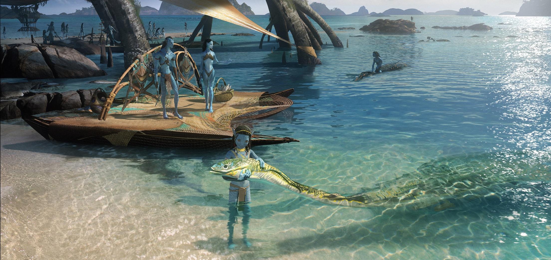 海底世界概念圖。