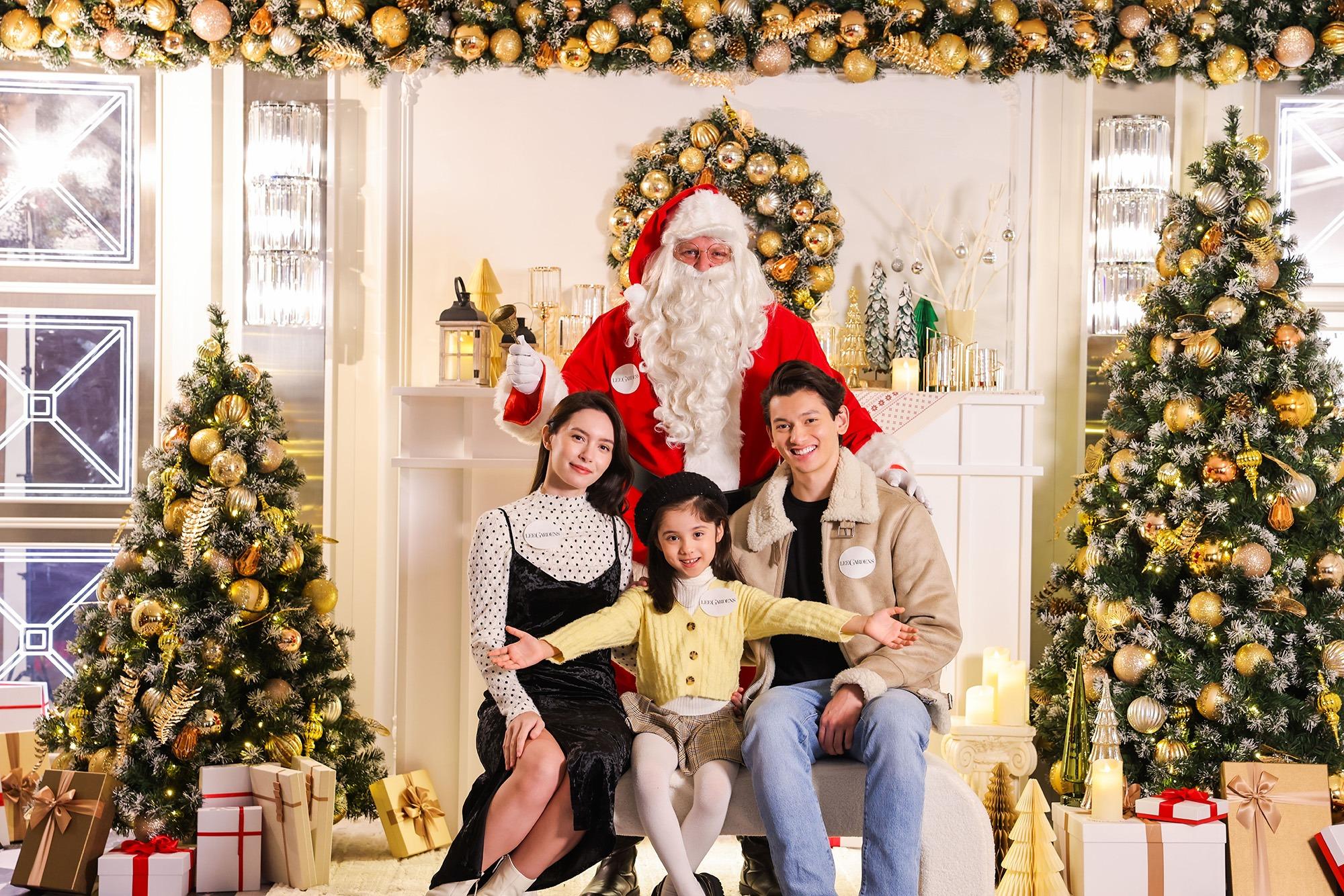 與聖誕老人合照