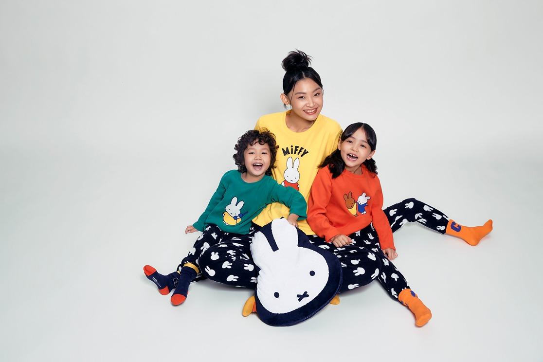 miffy x bossini兔年聯乘系列|家居服套裝 $239(女裝)/$199(男/女童)
