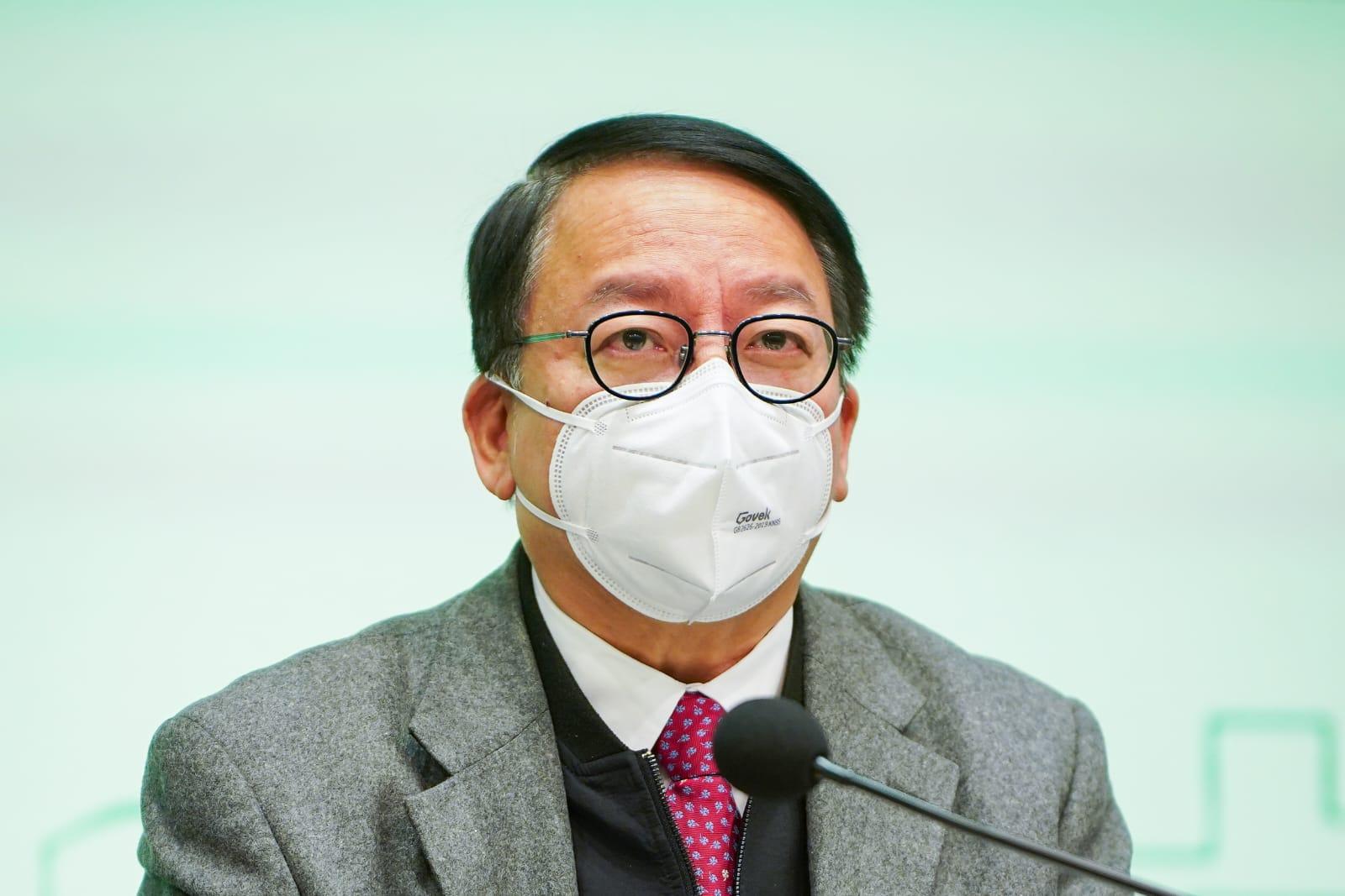 陳國基指,香港在復常之路穩步前進,現時是主動出擊最佳時機。