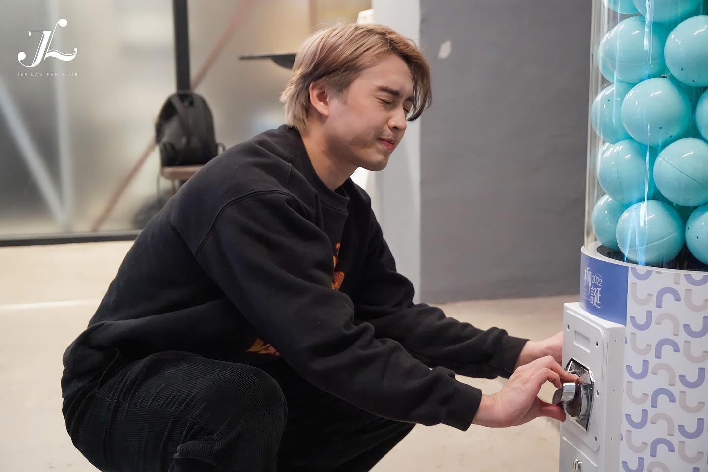 場內還有扭蛋機。(Jer柳應廷歌迷會提供)