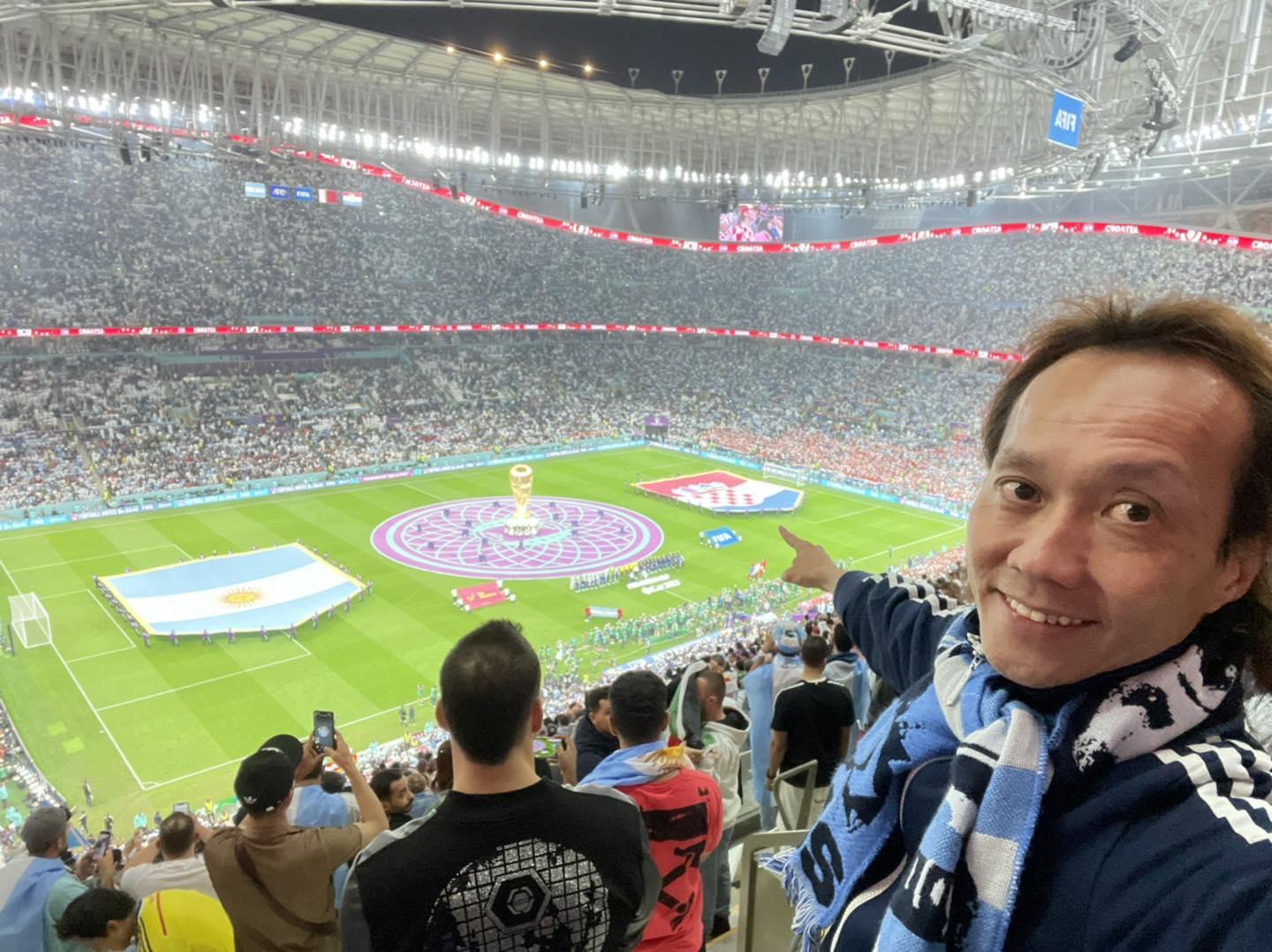 Keyman在當地不時分享在場館內外情況。