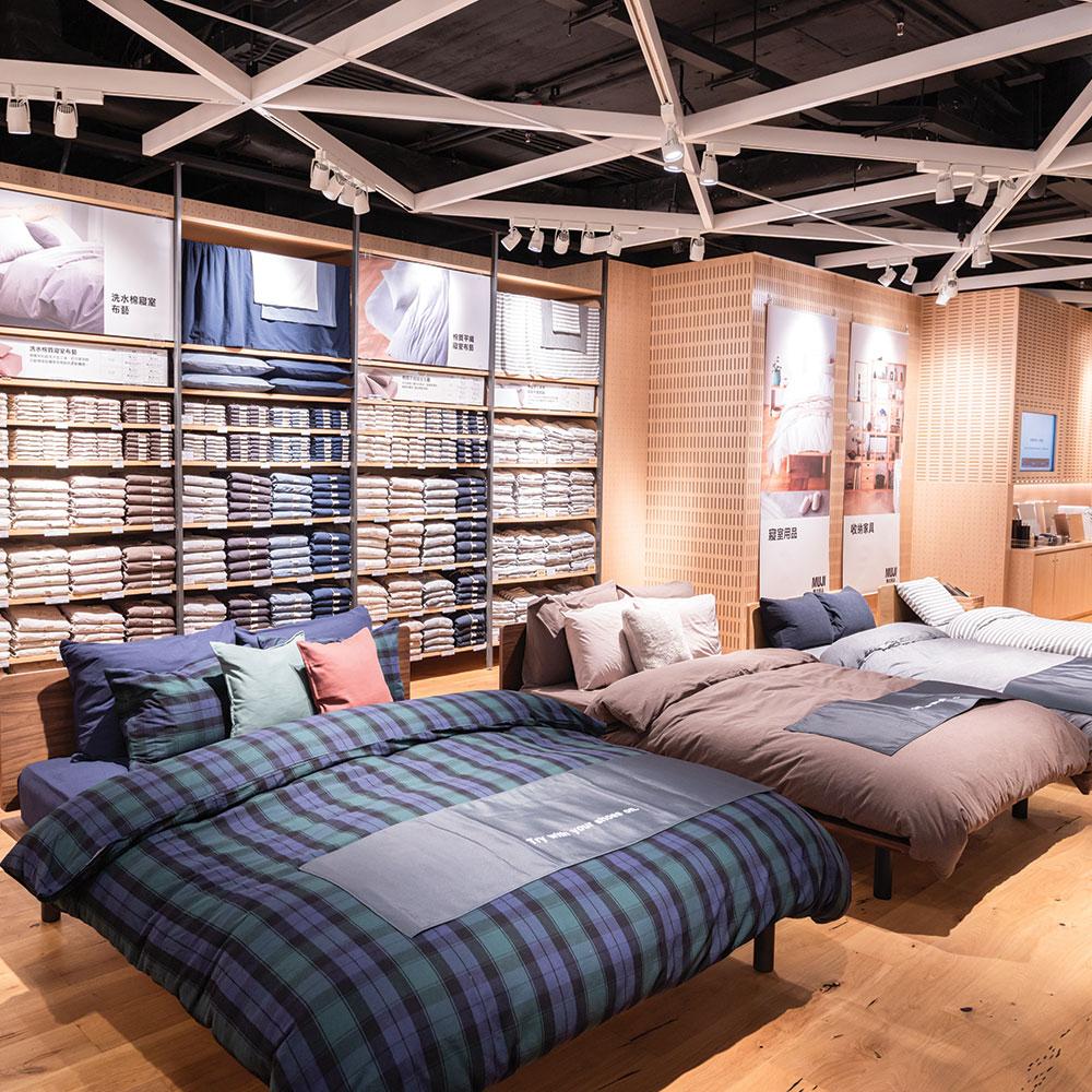 由男、女及童裝服飾、生活雜貨、食品以至MUJI to GO隨行用品都齊備