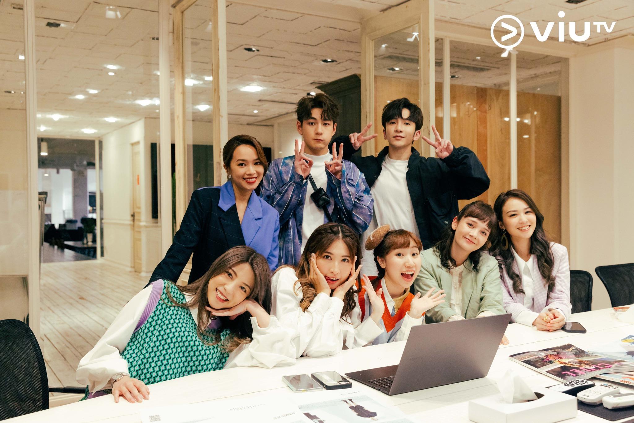 「一姐」Hailey與一眾新晉演員合作愉快。(《百萬同居計劃》劇照)