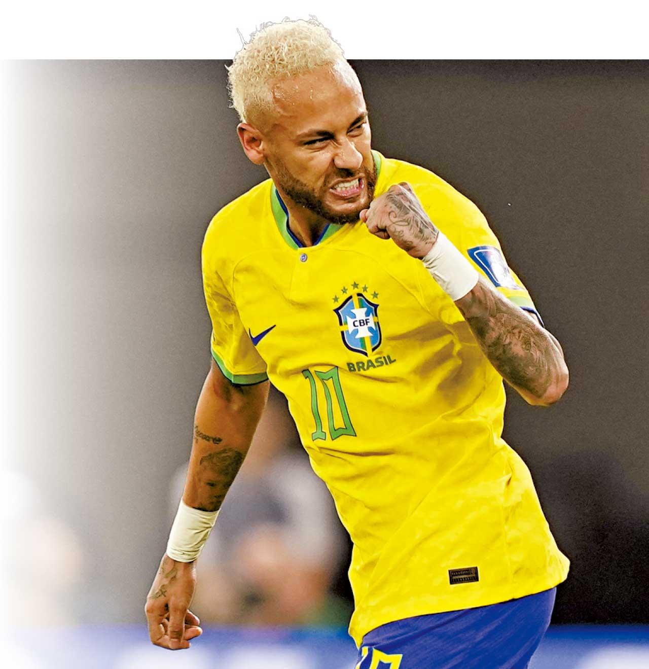 世界盃8強大戰 |巴西勇撲克羅地亞 尼馬領軍誓破紀錄