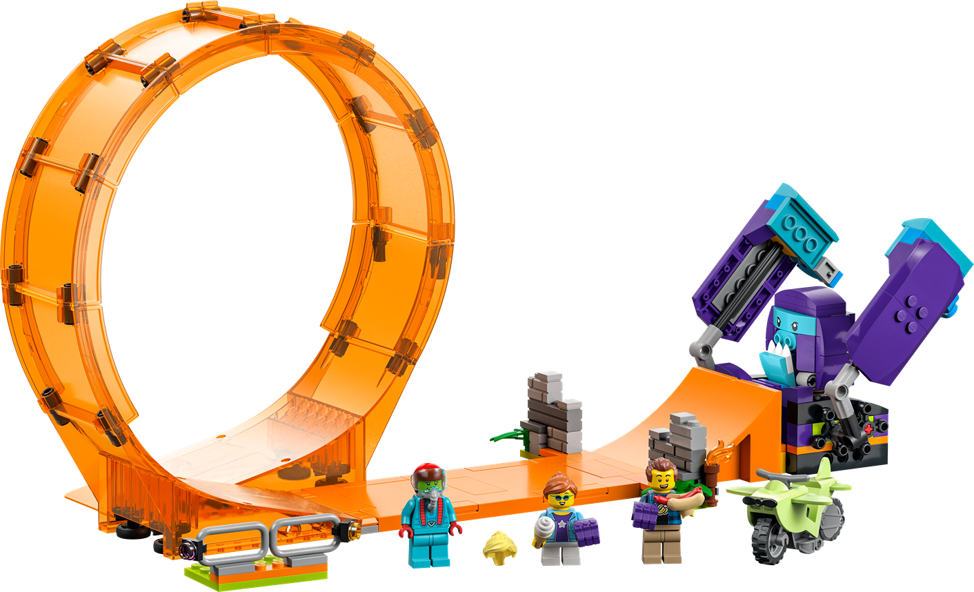 LEGO 十大小朋友聖誕禮物|City系列 60338 Smashing Chimpanzee Stunt Loop