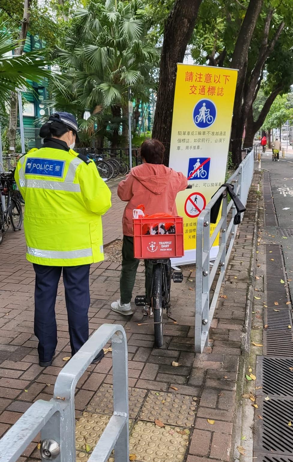 警打擊單車違例兩日發173張傳票 認清3個交通標誌