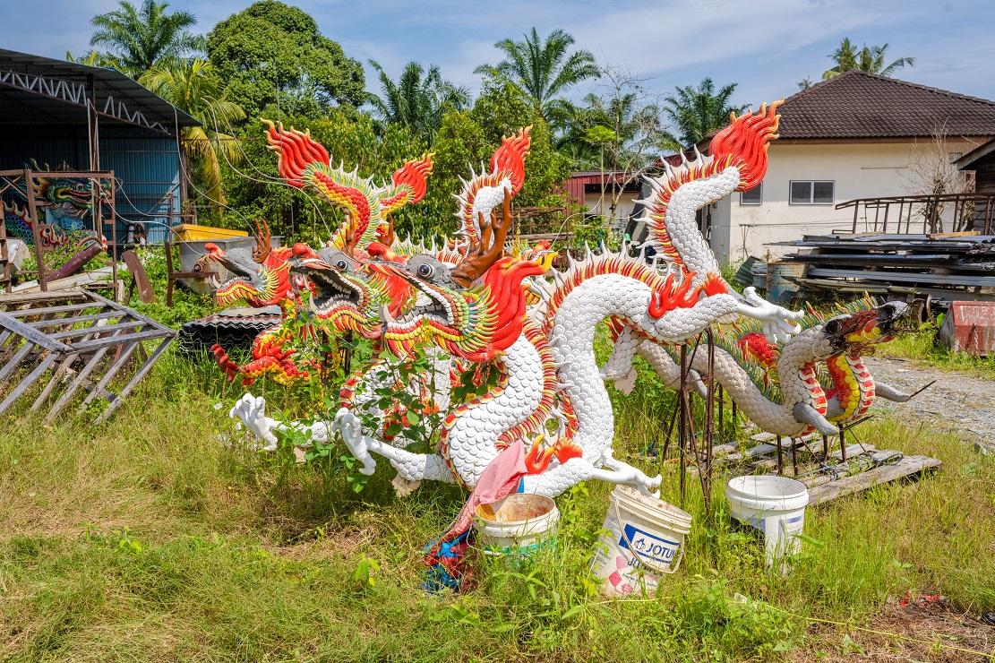 香行也會製作廟宇上的裝飾