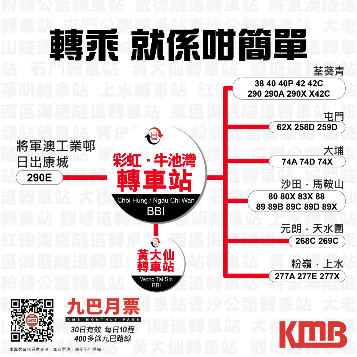 將藍接路通車,九巴城巴新巴增開路線。