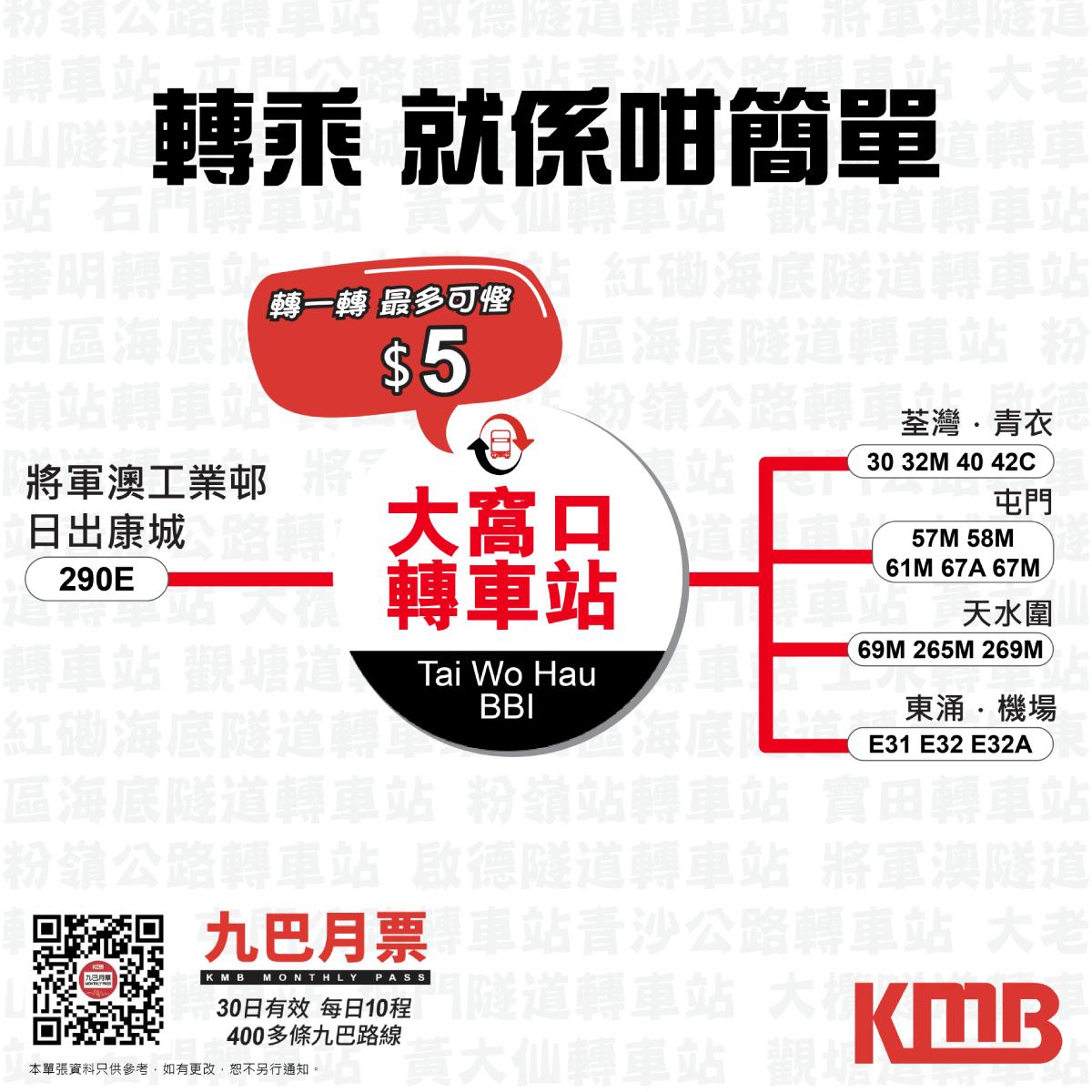 將藍接路通車,九巴城巴新巴增開路線。