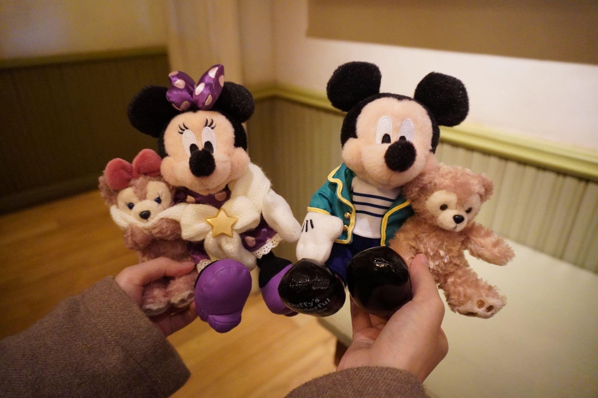 聖誕限定米奇配Duffy玩偶