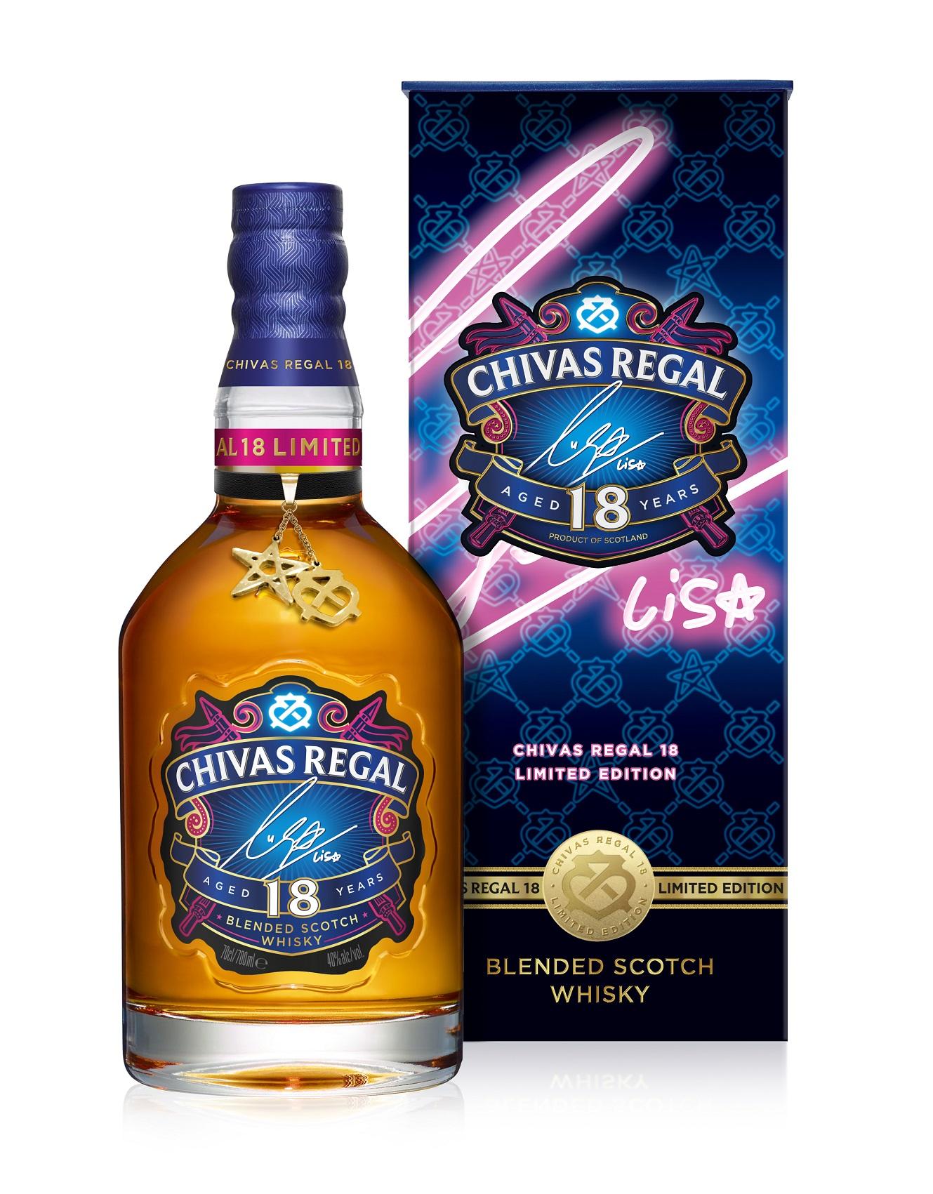 聖誕禮物推薦2022|Chivas X LISA 限量版 Chivas 18 $728