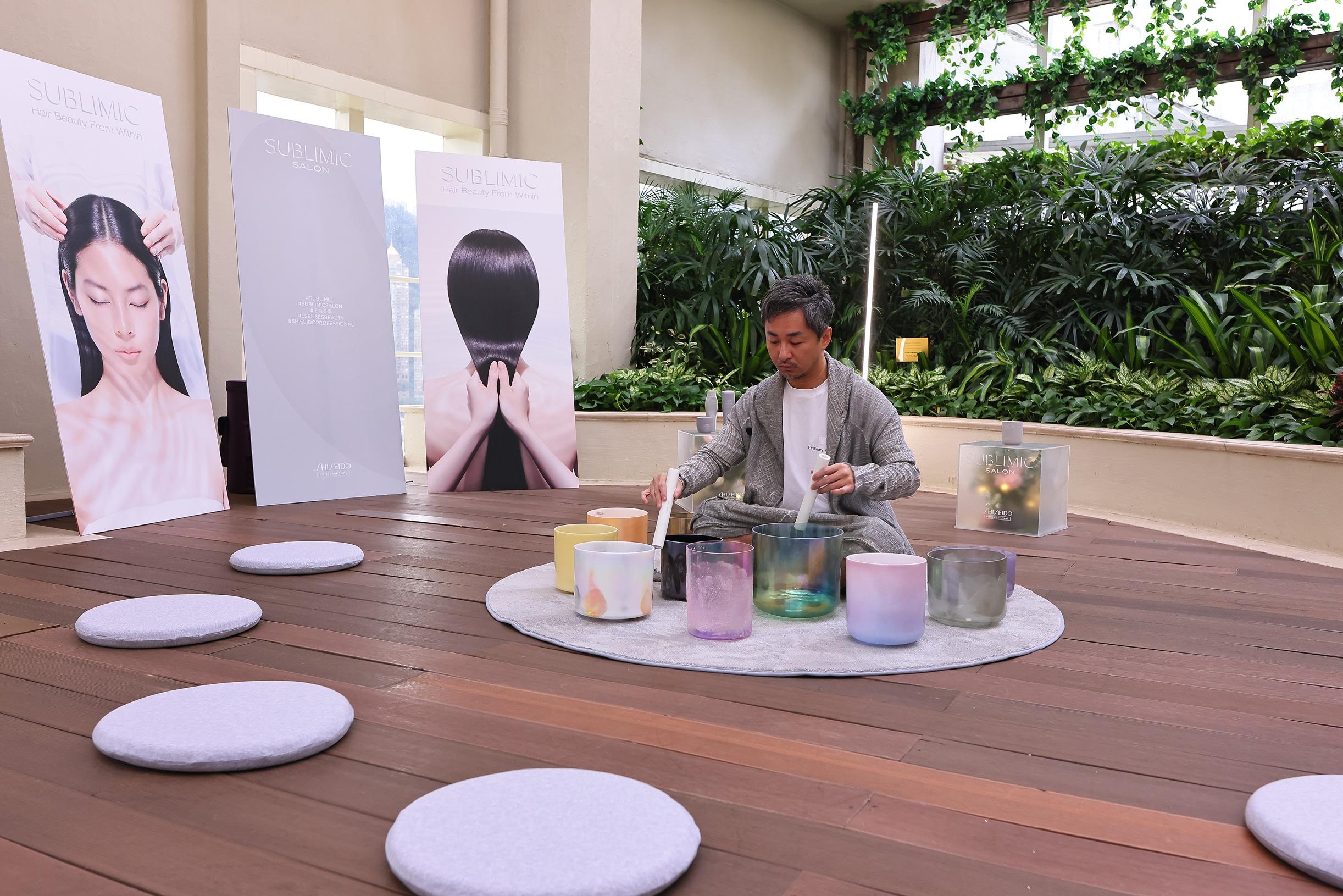 頌缽體驗區為身體注入正能量,達到身心療癒,以放鬆的心情完結這趟旅程。