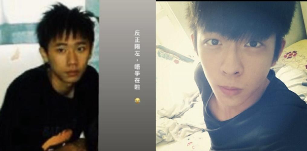 在MK式自拍下,中學時的Edan與導演確係有點撞樣。