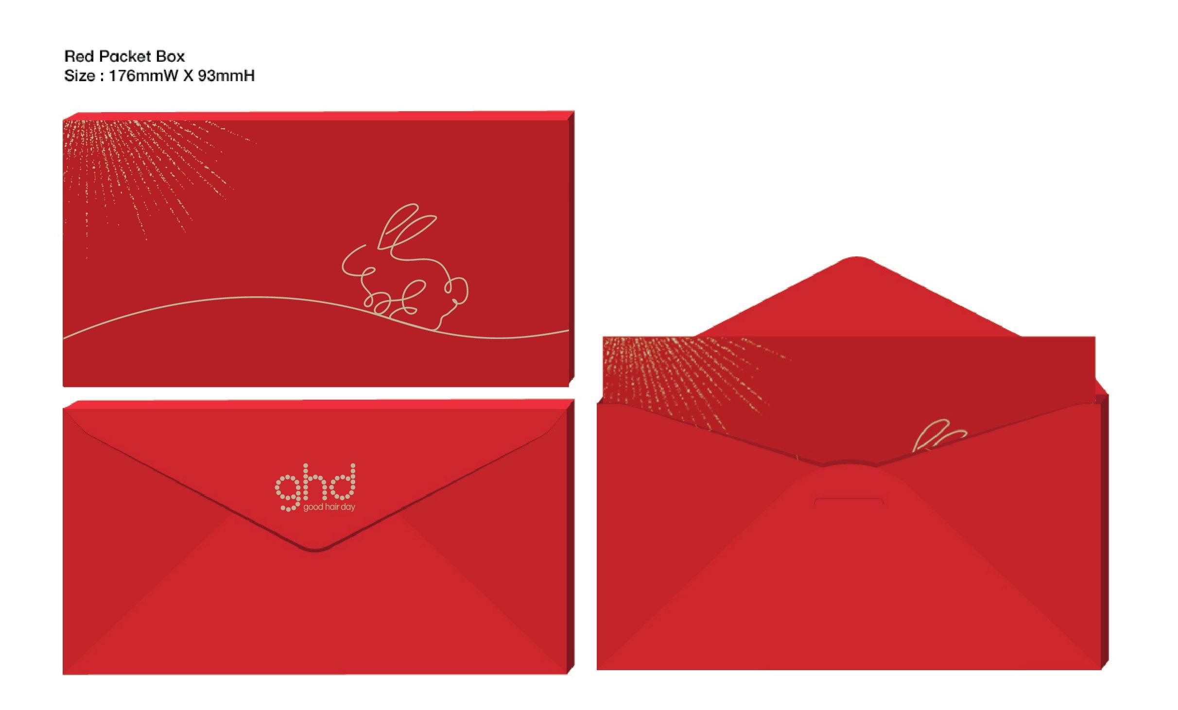 現凡於各ghd專門店及專櫃購買任何美髮電子產品,即可獲贈ghd兔年利是封一包。