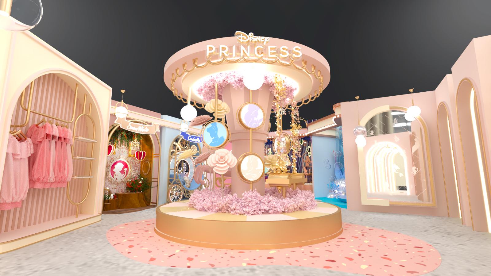 迪士尼公主主題區