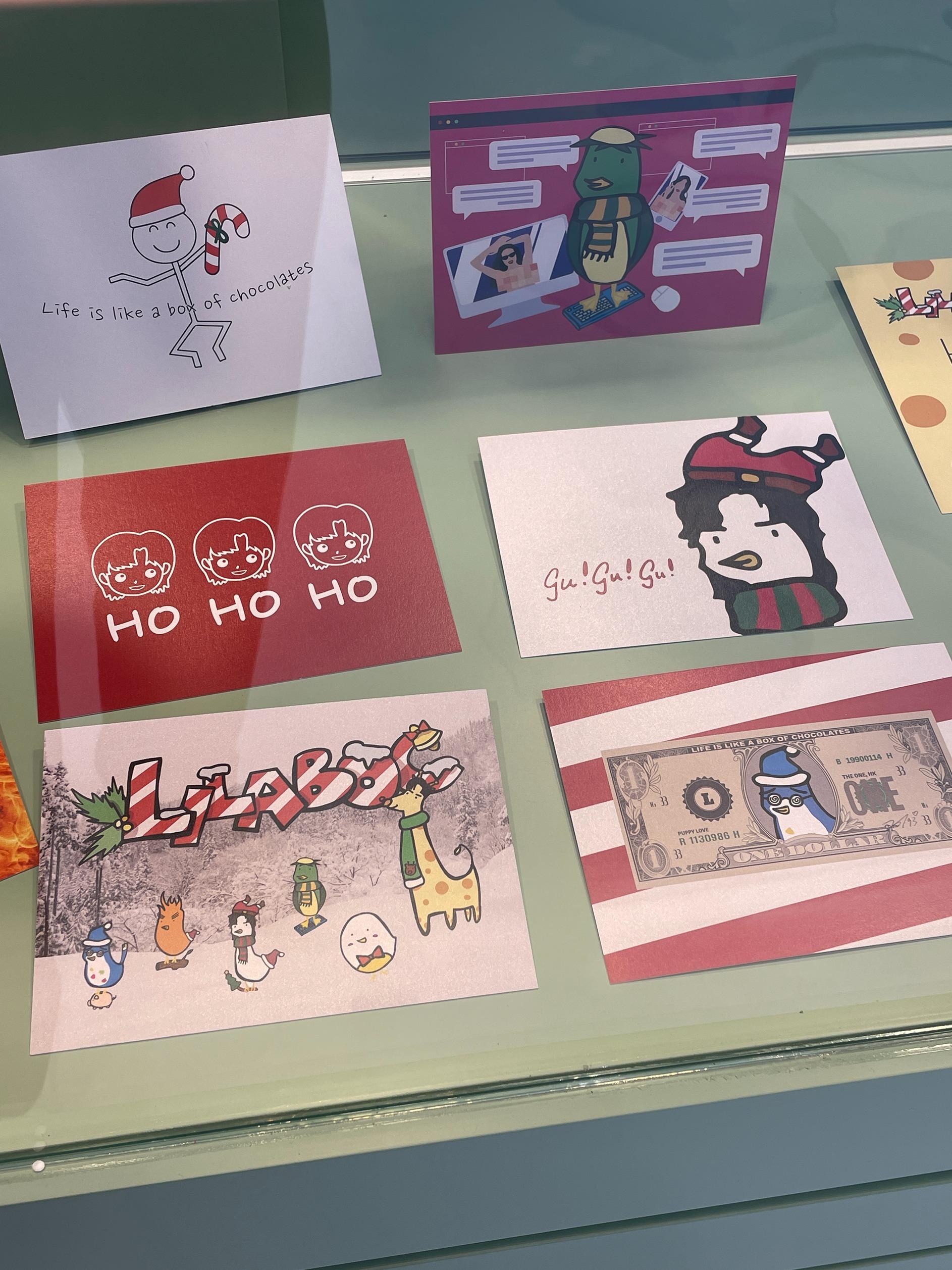 LILABOC 聖誕明信片