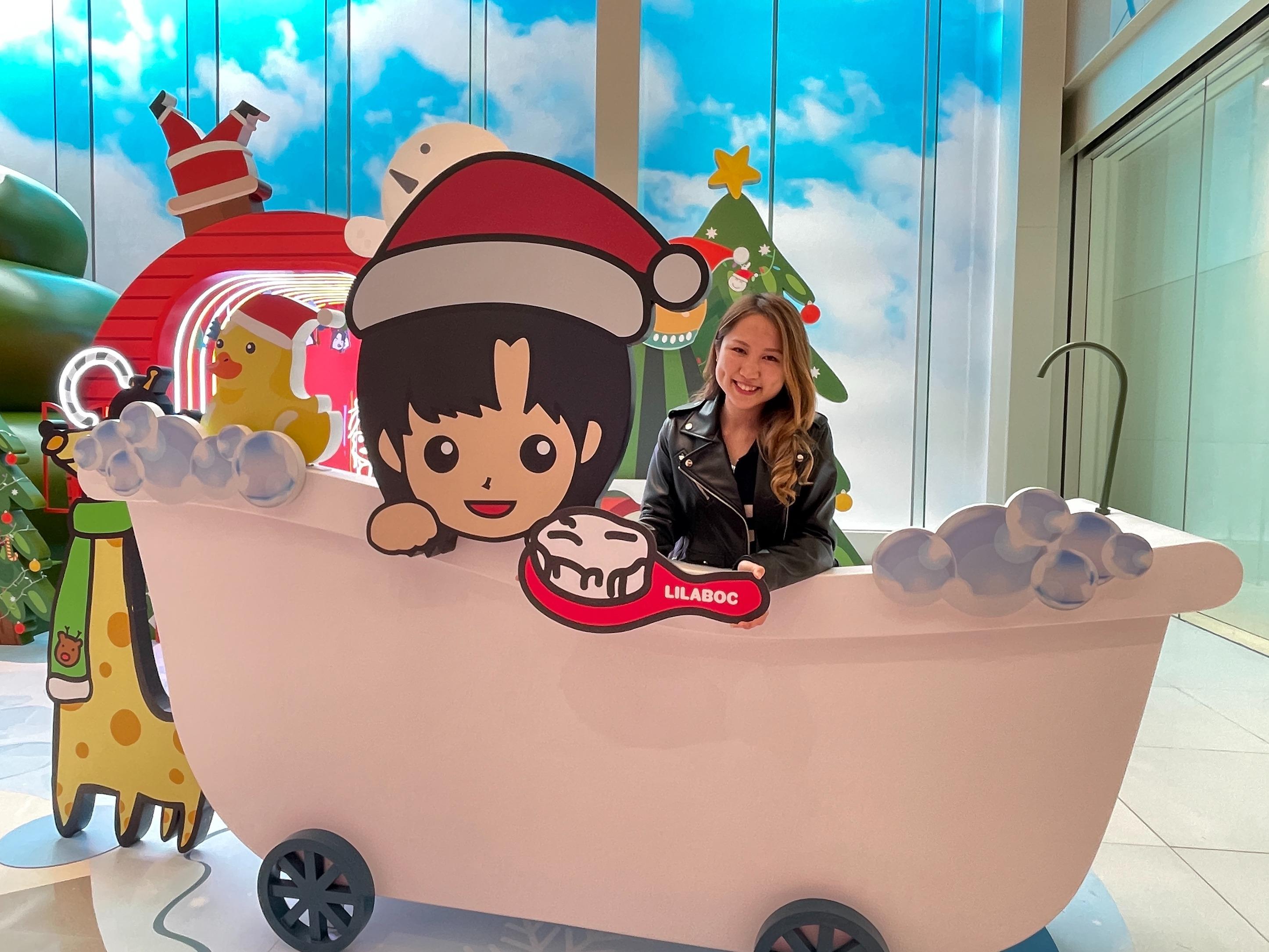 The ONE X 193 今個聖誕知你咩料市集打卡位6|3仔「抱」泡浴聖誕鹿93車