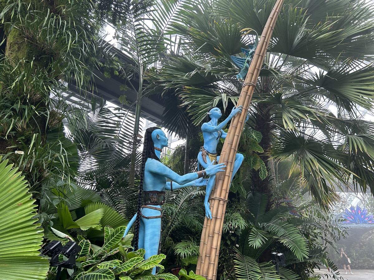 打卡位4:男女主角Jake 和 Neytiri