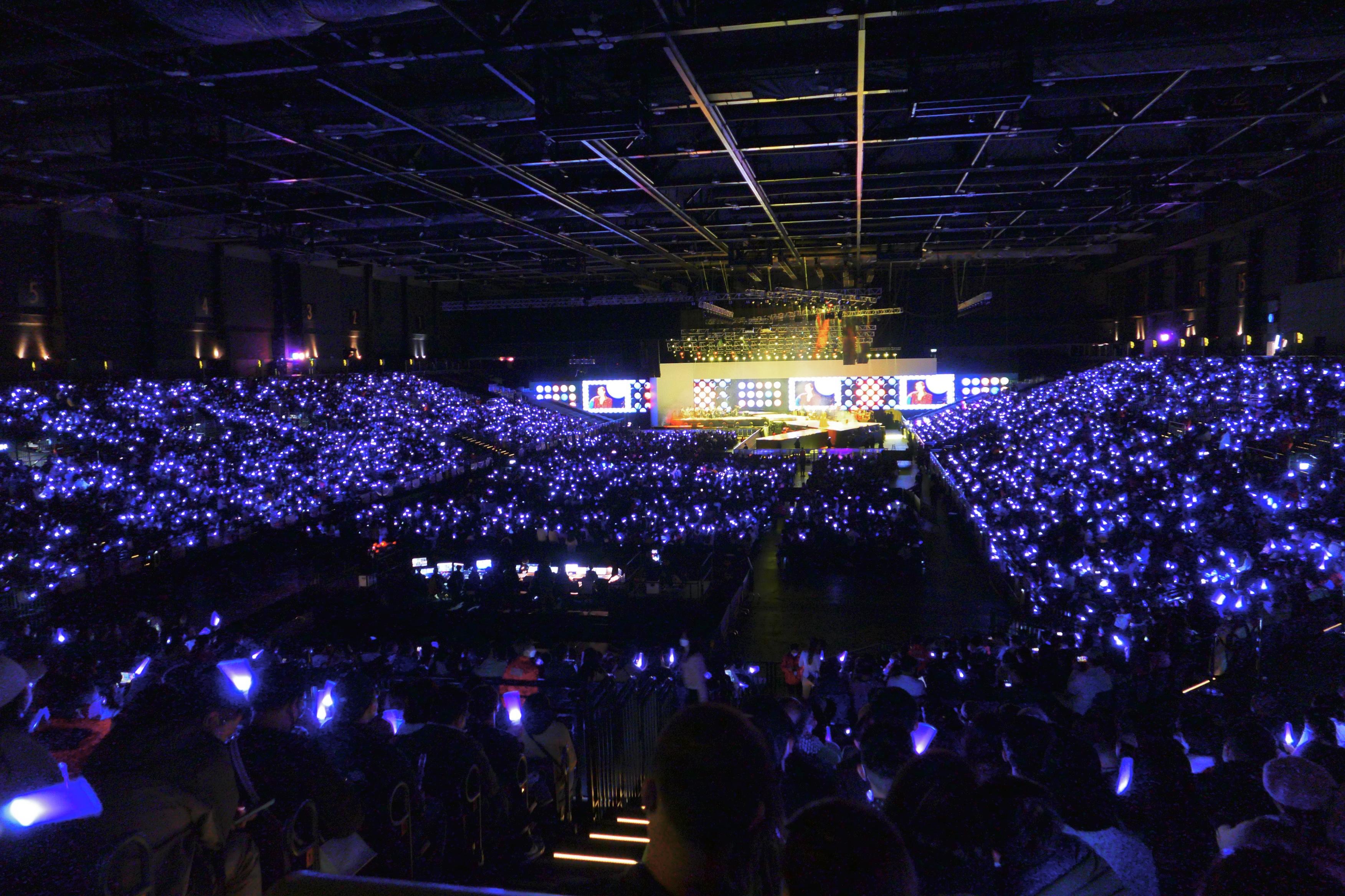 楊千嬅演唱會近乎坐滿全場。