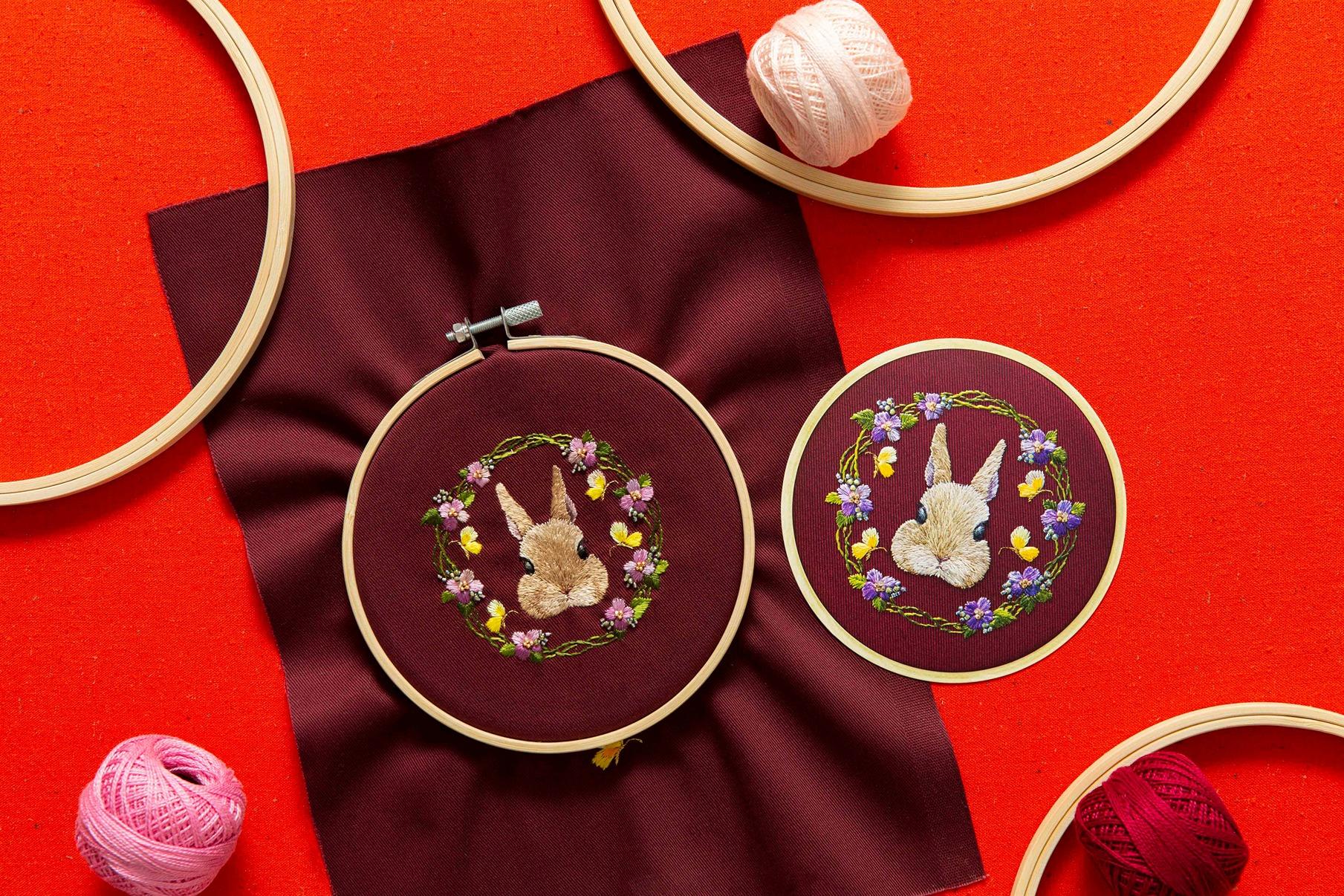 兔年商場利是封合集|海港城 日本刺繡藝術家森本繭香 限量版刺繡利是封