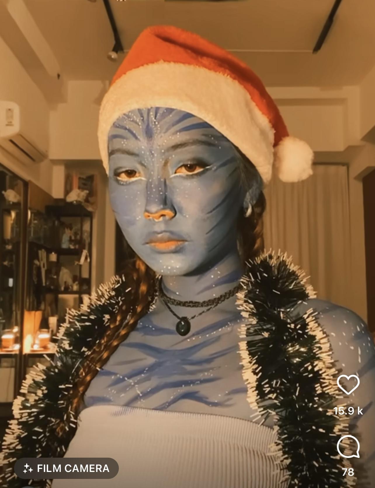 Marf拍片跳「Avatar's Wednesday Dance」。(IG@Marf)