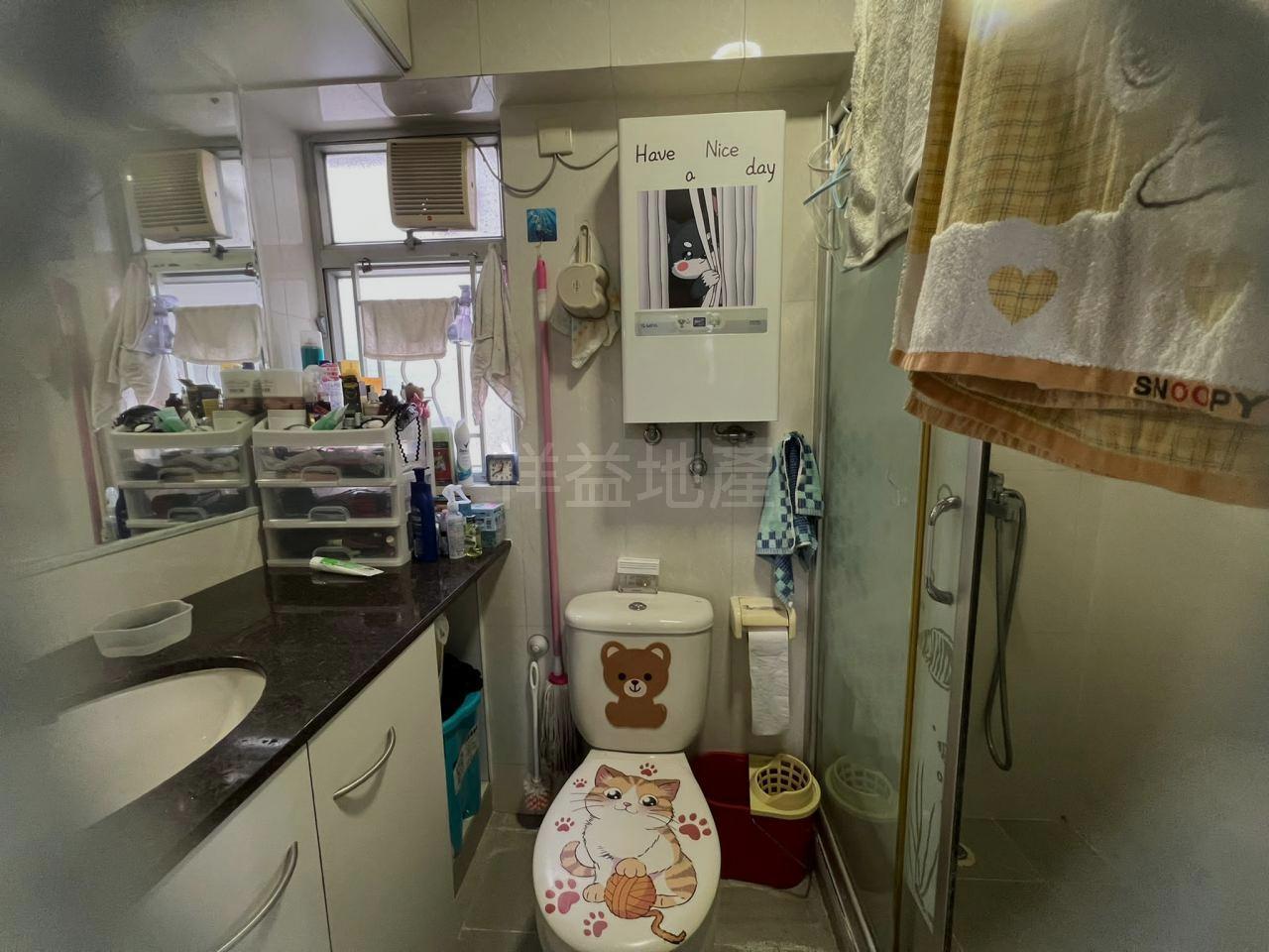 單位浴室為明廁設計。(代理提供)