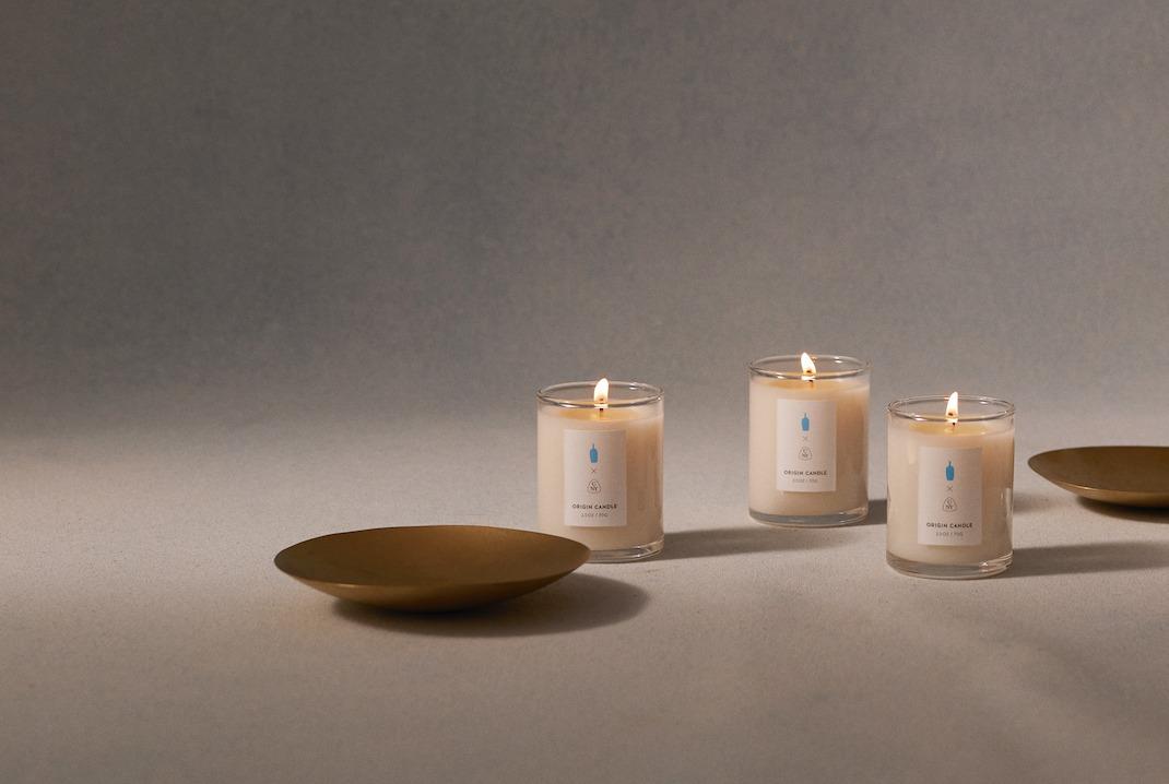 聖誕禮物2022|Blue Bottle 香氣蠟燭 2 入配冬日咖啡豆 $300起