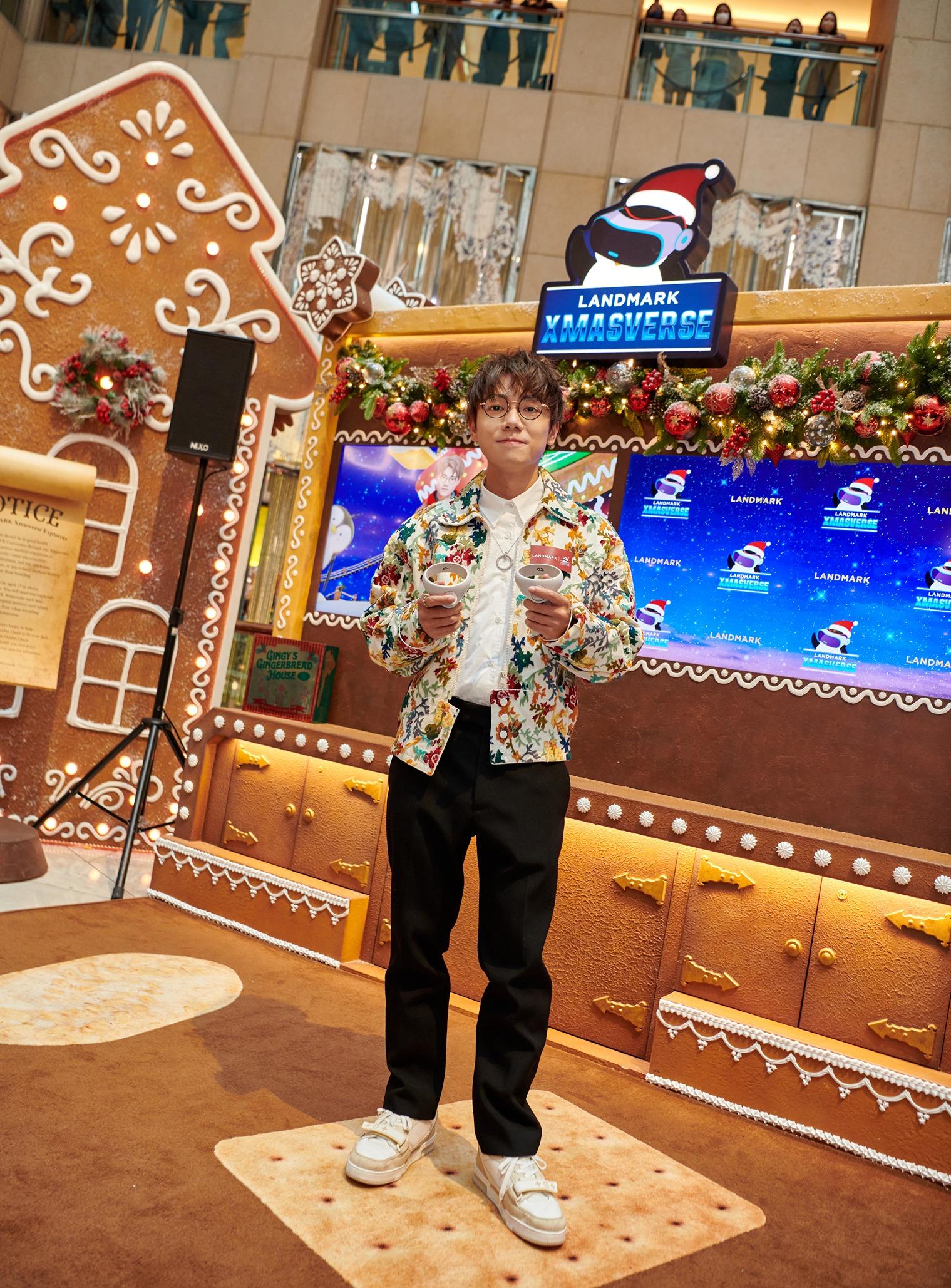 LANDMARK Xmasverse聖誕元宇宙慈善大使林家謙。