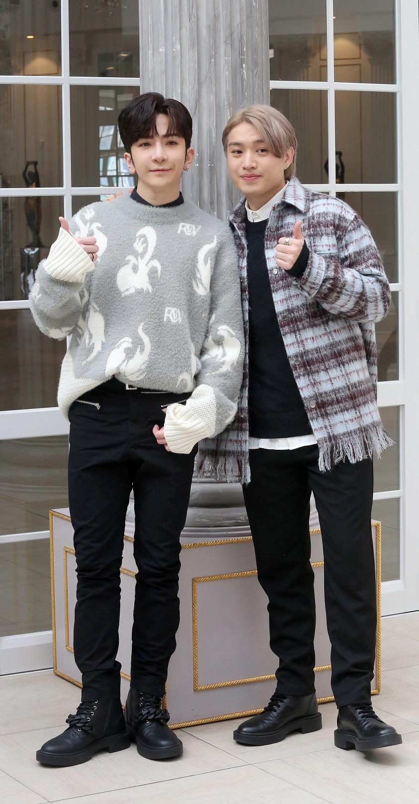 Anson Lo與Jer希望走荒誕路線的《百萬同居計劃》能為觀眾減壓,放鬆心情。(董立華攝)