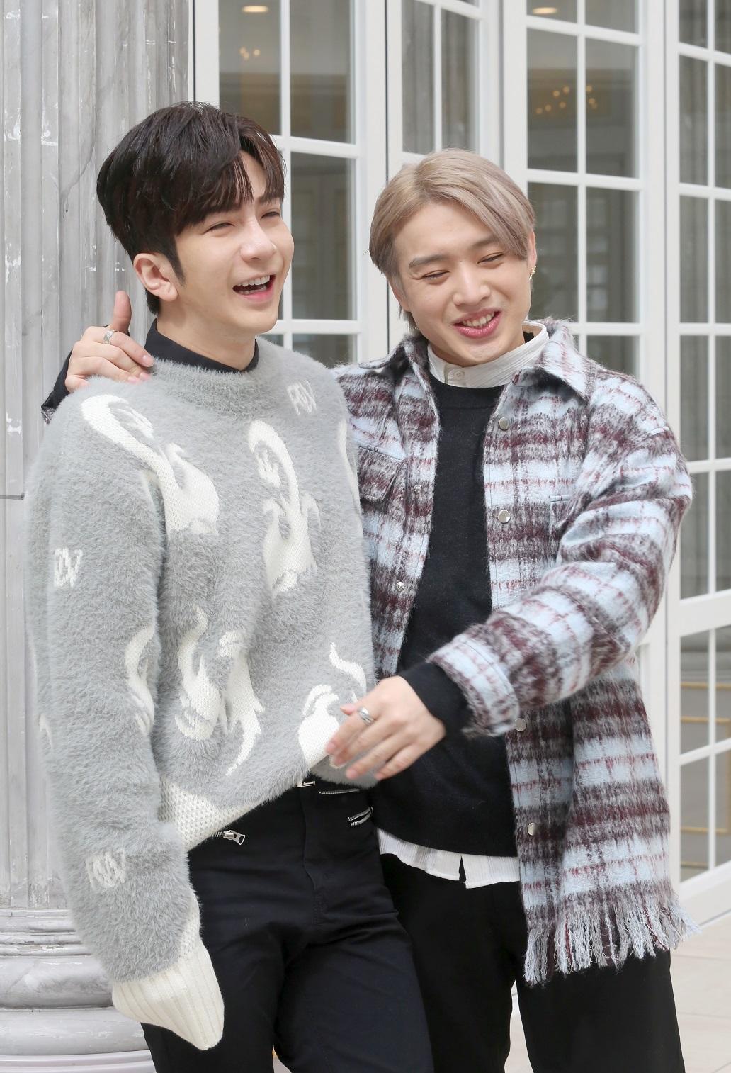 Anson Lo與Jer被粉絲封為「幼稚園雞CP」,自然流露「3歲」本色。(董立華攝)