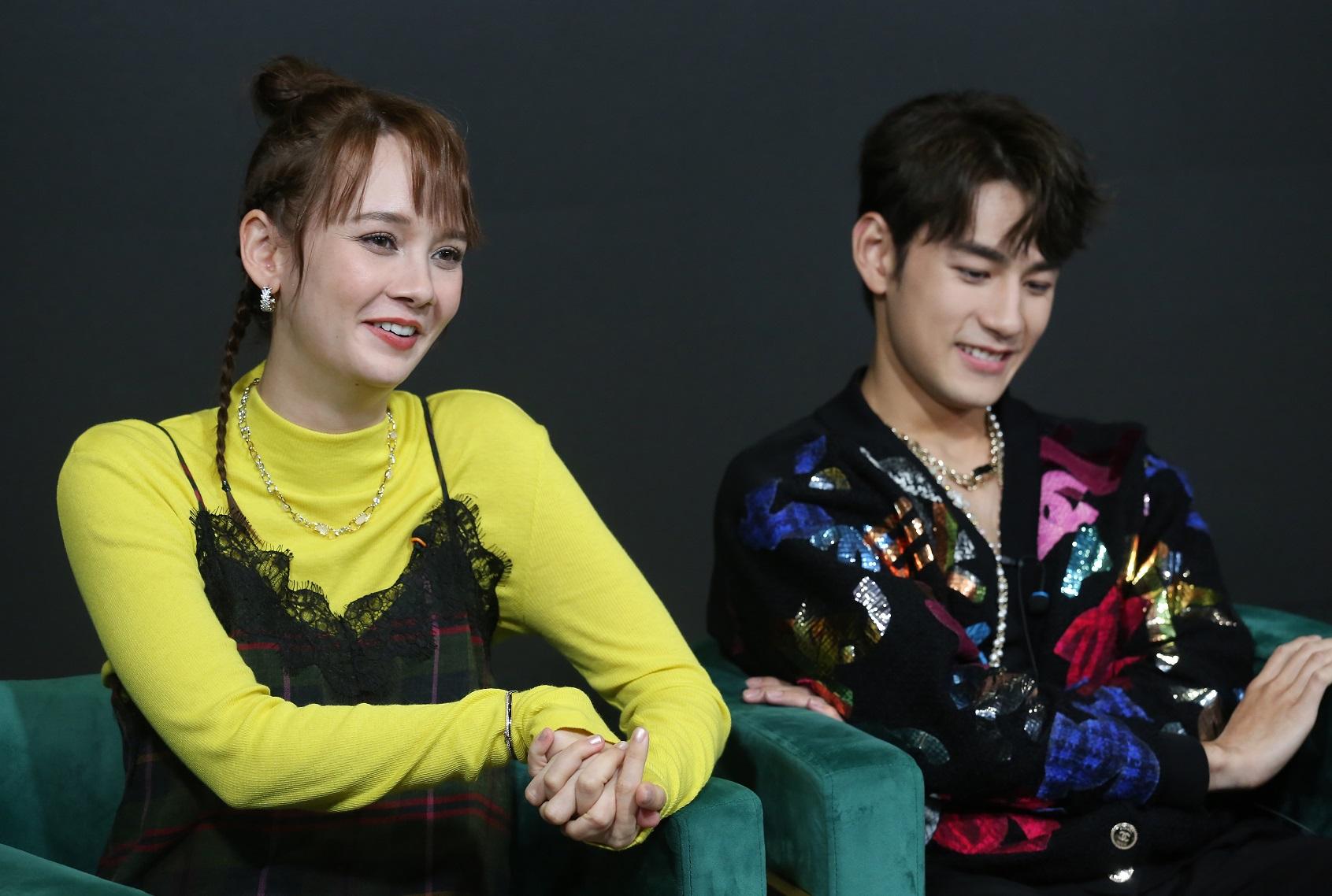 Asha形容Jeffrey是「氣氛蛋」,為拍攝現場帶來歡樂。(董立華攝)