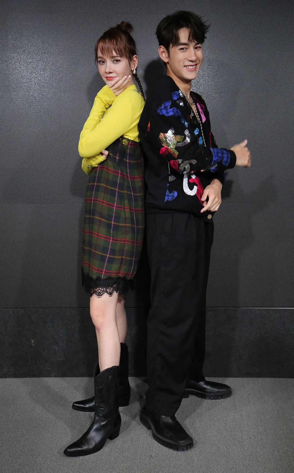 Asha笑言Jeffrey演唔准笑角色,相信會為觀眾帶來驚喜。(董立華攝)