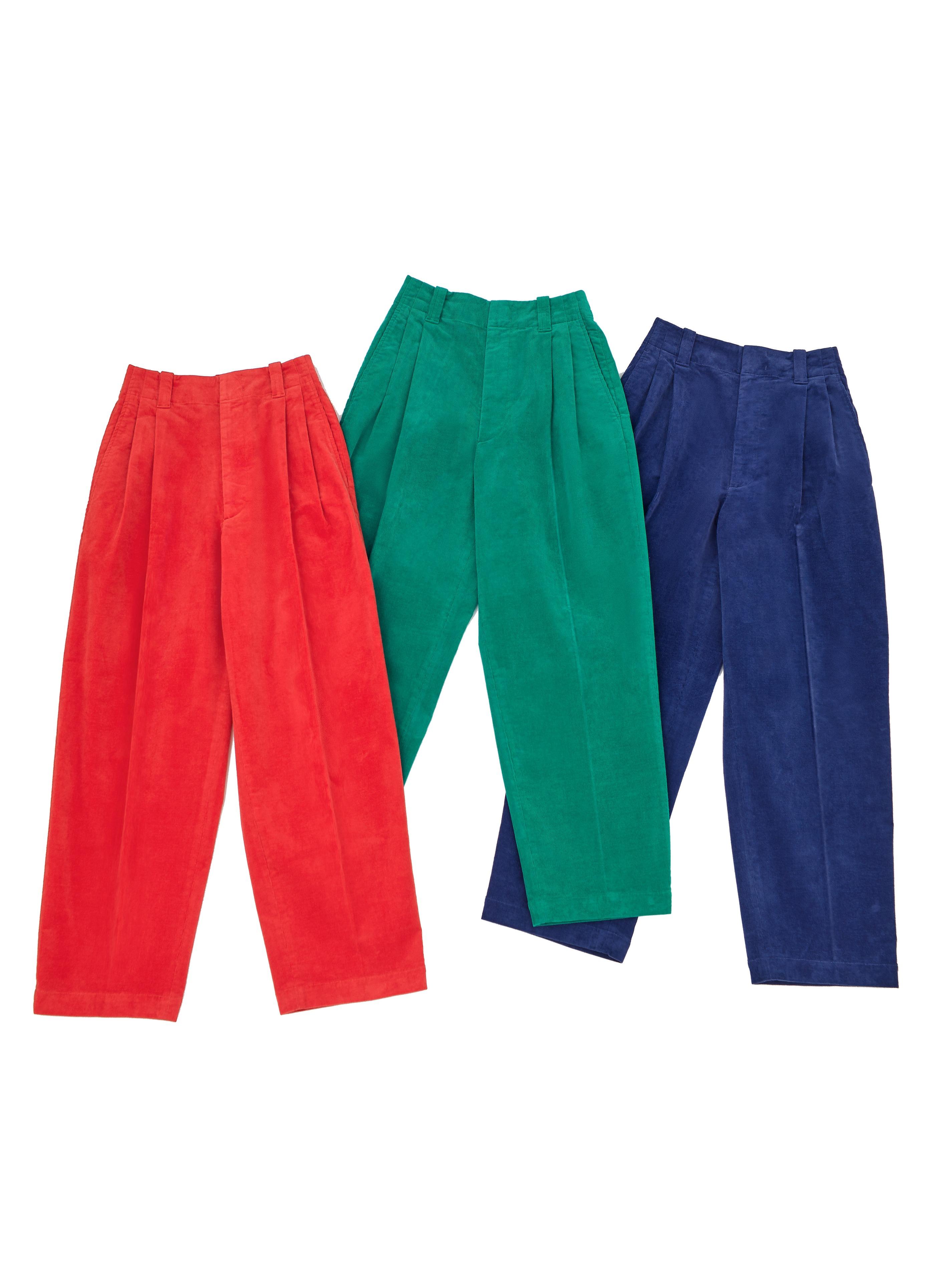 UNIQLO X MARNI燈芯絨打褶寬版長褲 $399