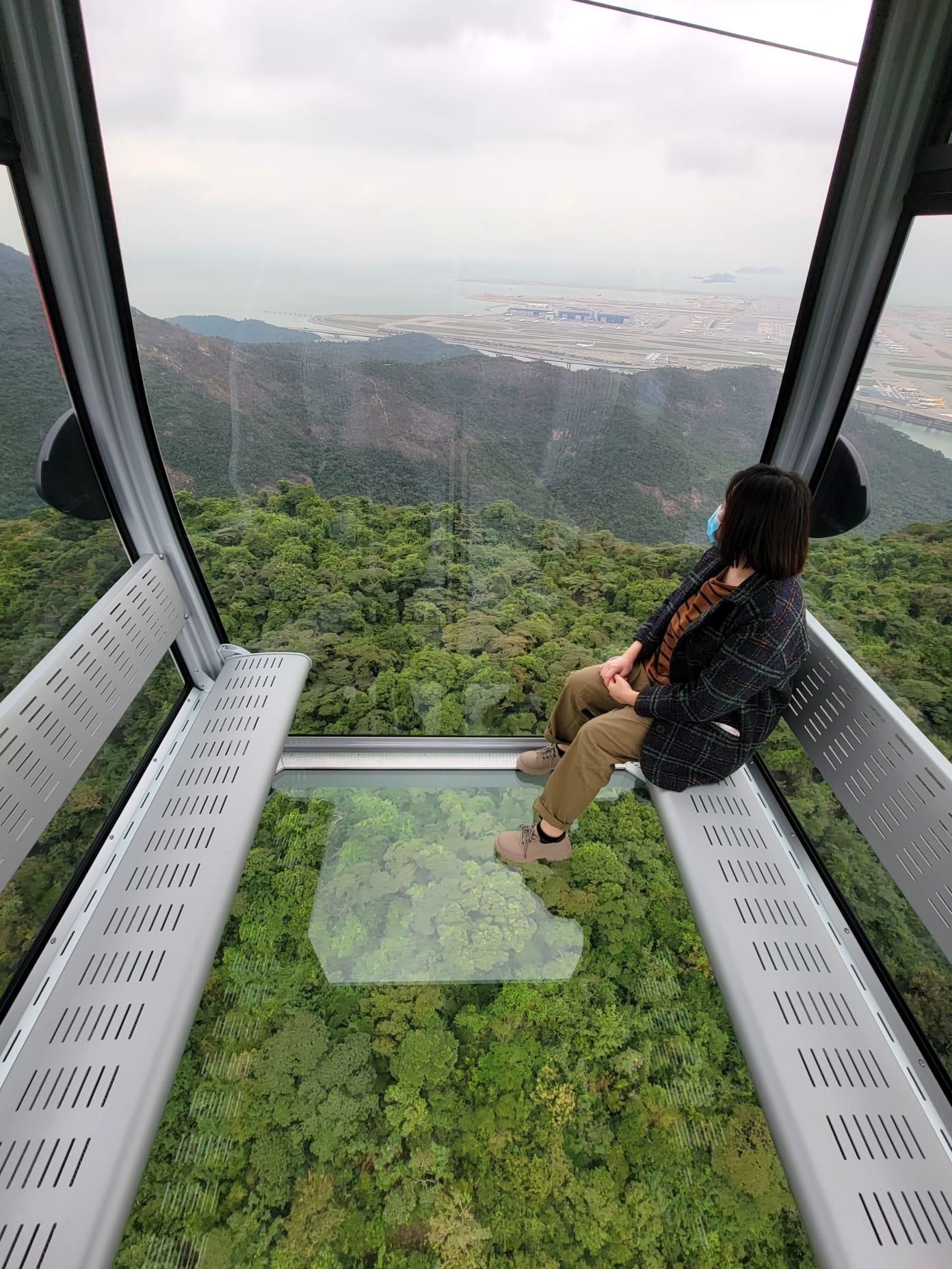 懸浮半空|昂坪360「全景纜車Crystal+」登場 車底兼四面採全透玻璃